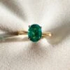 Dakota Ring 18K Yellow Gold Emerald -Lustre Jewelry Shop DakotaRing EM YG Still1 bfd9ef8d 00bf 478b 88d1 b8c0b86a086b