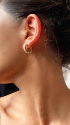 Dana Hoops 18K Gold Vermeil -Lustre Jewelry Shop DanaHoops