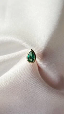 Danu Studs Emerald 18K Gold Vermeil -Lustre Jewelry Shop DanuStuds 1 7c9a17e4 8eb8 4e6f b4bd 8760b393c827