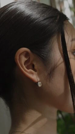 Deleyza Canary Princess Drops White Gold Plated -Lustre Jewelry Shop DeleyzaCanaryPrincessDrops38723