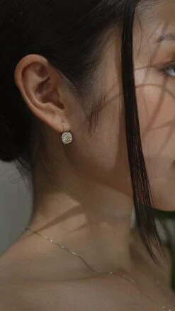 Deleyza Canary Princess Drops White Gold Plated -Lustre Jewelry Shop DeleyzaCanaryPrincessDrops9933