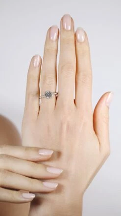 Delilah Ring 18K Rose Gold -Lustre Jewelry Shop Delilah BDR2995 HAND RG WS