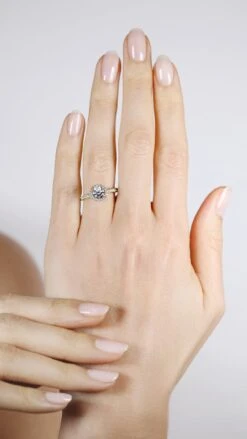 Delilah Ring 18K Yellow Gold -Lustre Jewelry Shop Delilah BDR2995 HAND YG WS