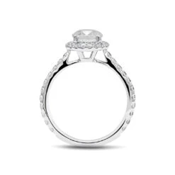 Delilah Ring 18K White Gold 19 Delilah Ring 18K White Gold -Lustre Jewelry Shop Delilah BDR2995 SIDE WG WS