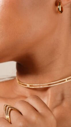 Delta Ring 18K Gold Vermeil -Lustre Jewelry Shop Delta Ring 18K Gold Vermeil 898DS