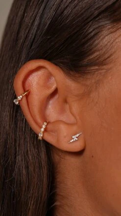 Deniz Cuff 18K Gold Vermeil -Lustre Jewelry Shop Deniz Cuff 18K Gold Vermeil DKLD