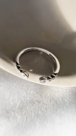 Deniz Ring White Gold Plated 17 Deniz Ring White Gold Plated -Lustre Jewelry Shop DenizRing WG Still2