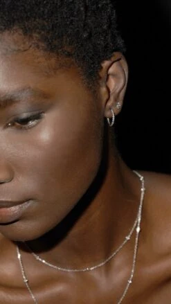 Dillon Hoops 9K White Gold -Lustre Jewelry Shop Dillon Hoops 9K White Gold MIYU 8HSH