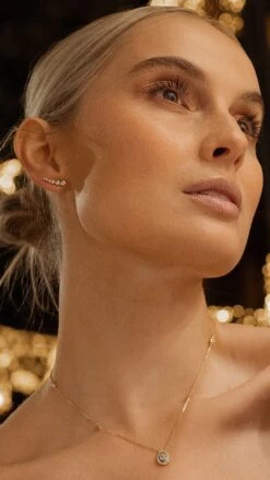 Carissa Earrings 18K Gold Vermeil 9 Carissa Earrings 18K Gold Vermeil -Lustre Jewelry Shop EMILE NECKLACE GOLD VERMEIL CARISSA 98SS2