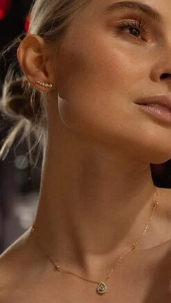 Emile Necklace 18K Gold Vermeil -Lustre Jewelry Shop EMILE NECKLACE SILVER CARISSA KLSPA0