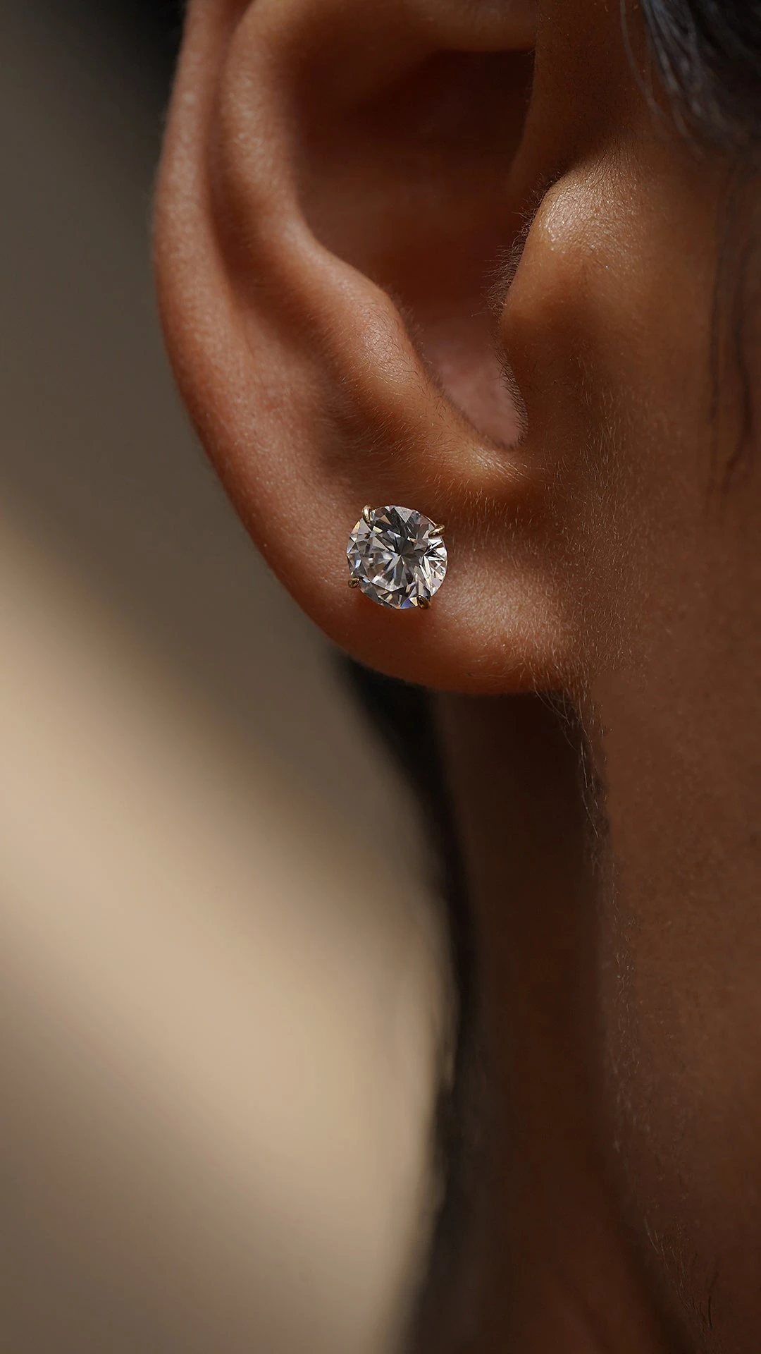 Eternal Four Prong Studs Yellow Gold 6 Eternal Four Prong Studs Yellow Gold - Image 4