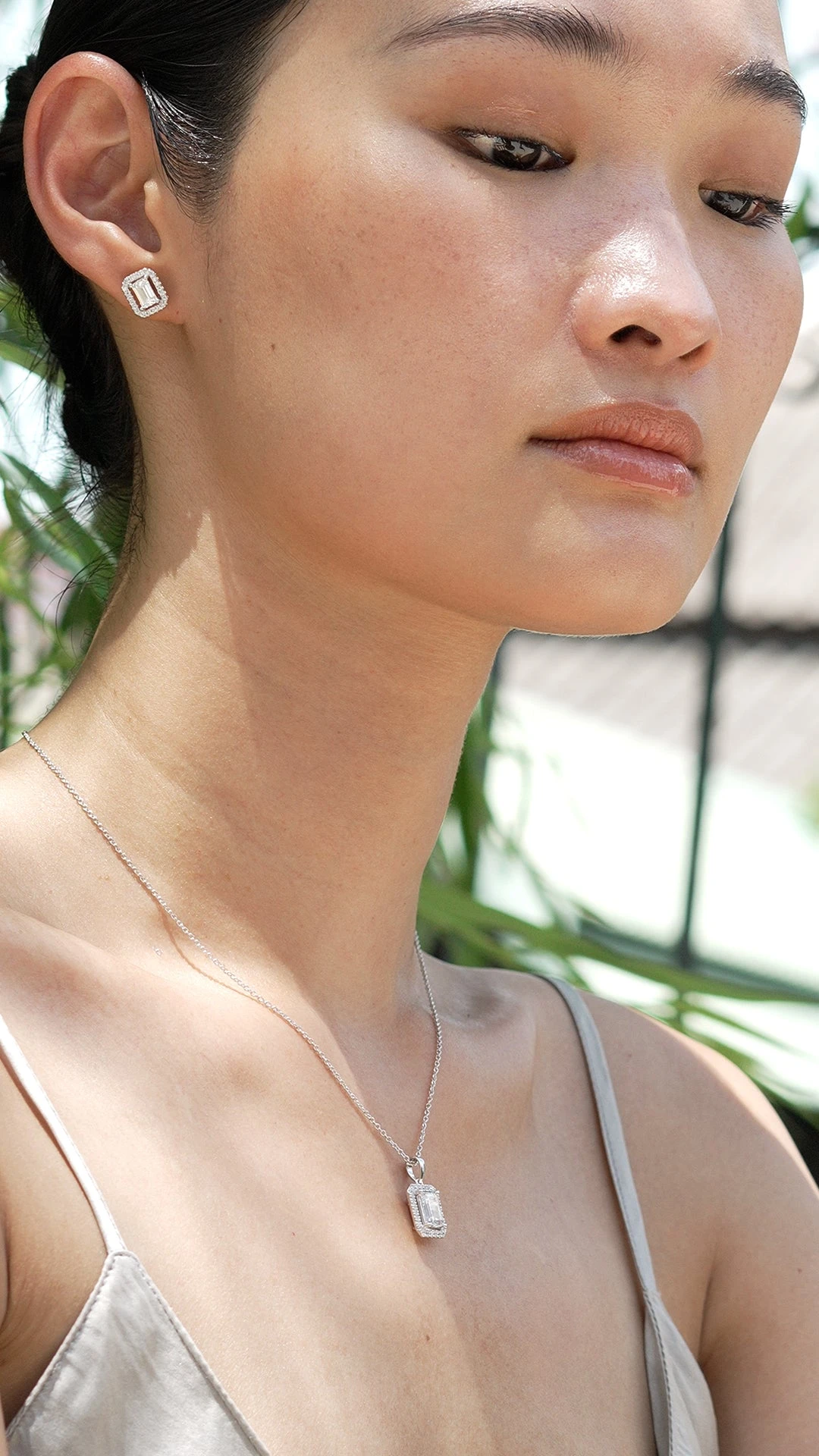 Eton Border Studs White Gold Plated 7 Eton Border Studs White Gold Plated - Image 5