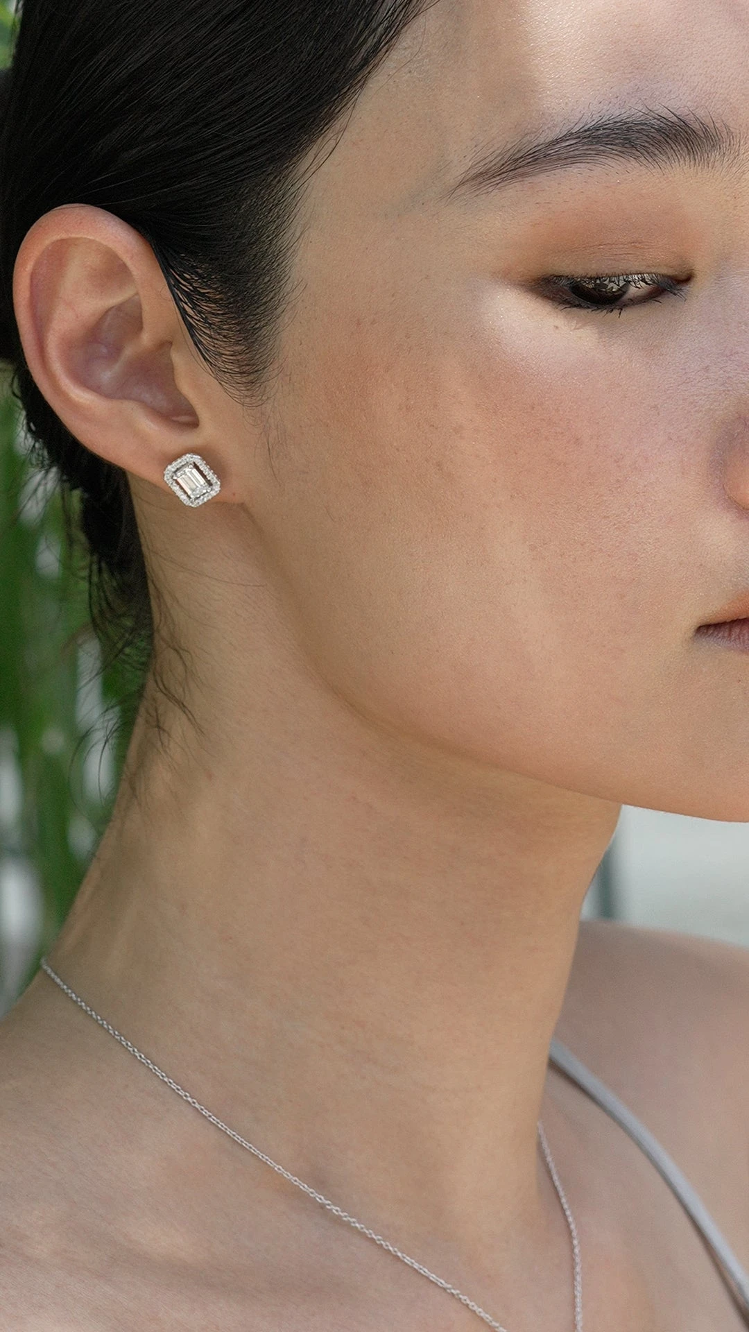 Eton Border Studs White Gold Plated 3 Eton Border Studs White Gold Plated