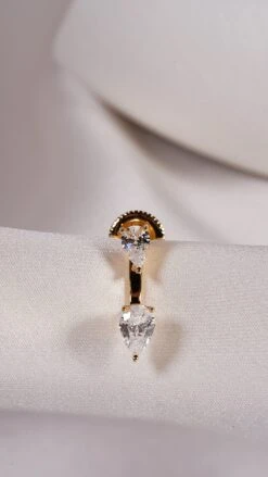 Eileen Ear Jacket 18K Gold Vermeil -Lustre Jewelry Shop Eileen Ear Jacket 18K Gold Vermeil 809D