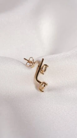 Eileen Ear Jacket 9K Yellow Gold 27 Eileen Ear Jacket 9K Yellow Gold -Lustre Jewelry Shop Eileen Ear Jacket 9K Yellow Gold KLIS
