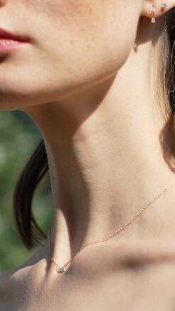 Elin Necklace 9K Yellow Gold -Lustre Jewelry Shop Elin Necklace 9K Yellow Gold 818181