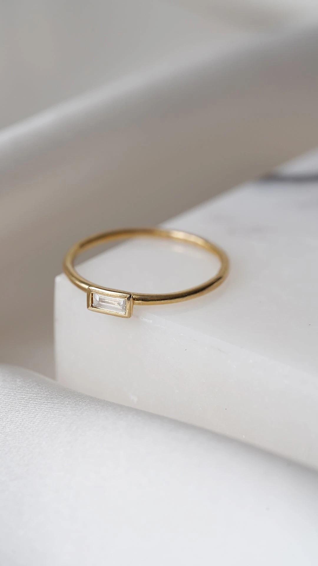 Elin Ring 9K Yellow Gold 7 Elin Ring 9K Yellow Gold - Image 5