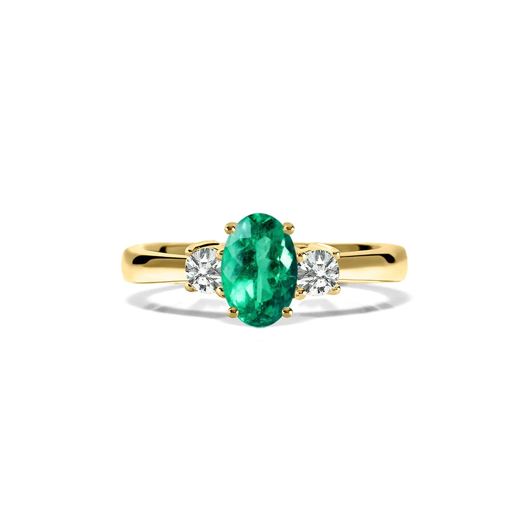Elizabeth Ring 2.00ct Emerald 18K Yellow Gold 3 Elizabeth Ring 2.00ct Emerald 18K Yellow Gold