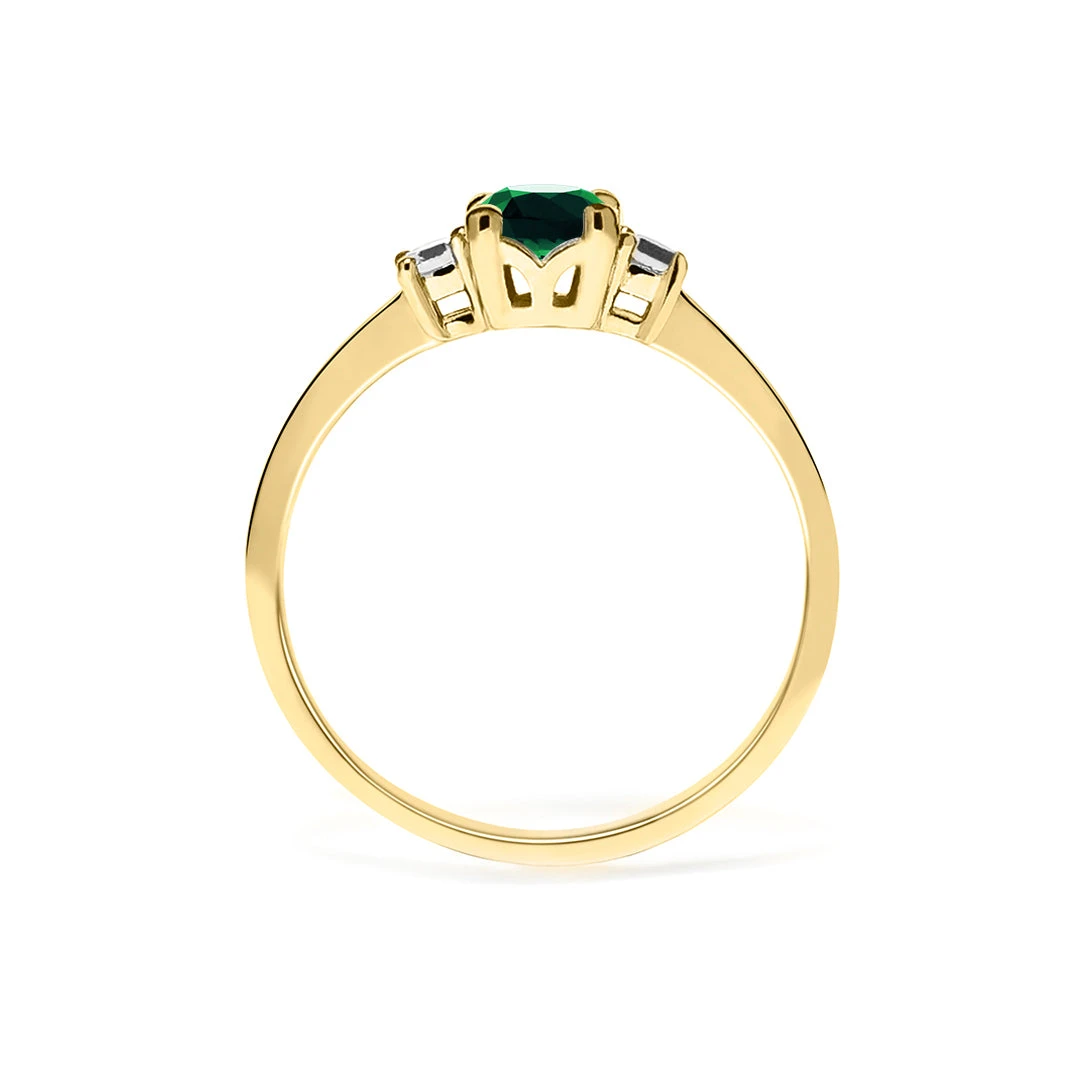 Elizabeth Ring 2.00ct Emerald 18K Yellow Gold 5 Elizabeth Ring 2.00ct Emerald 18K Yellow Gold - Image 3