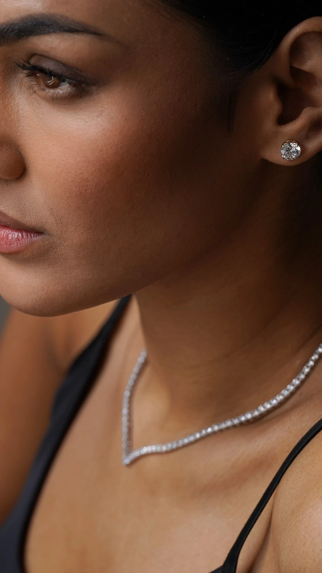 Eternal Four Prong Studs White Gold 12 Eternal Four Prong Studs White Gold - Image 10