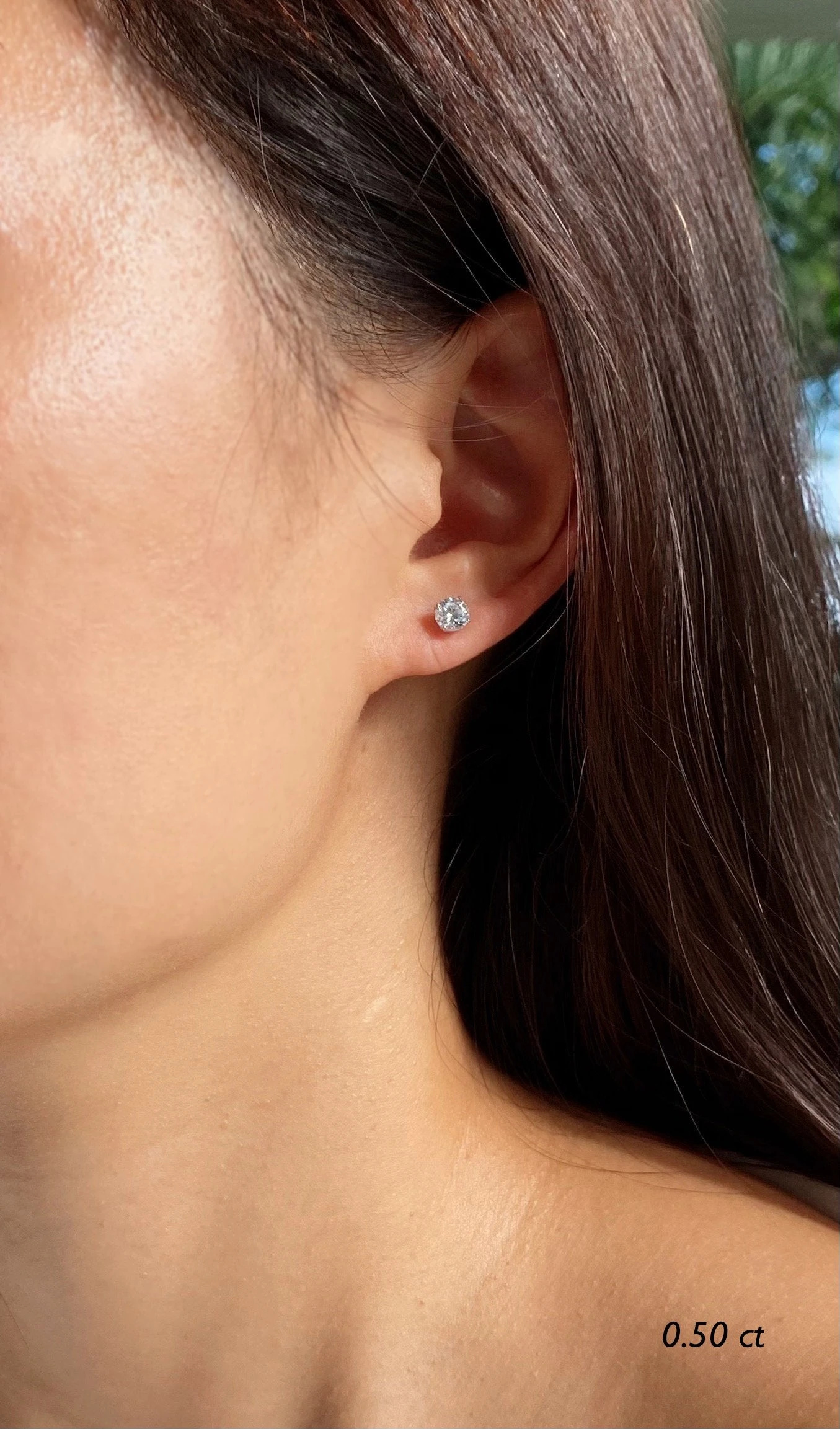 Eternal Four Prong Studs Yellow Gold 8 Eternal Four Prong Studs Yellow Gold - Image 6