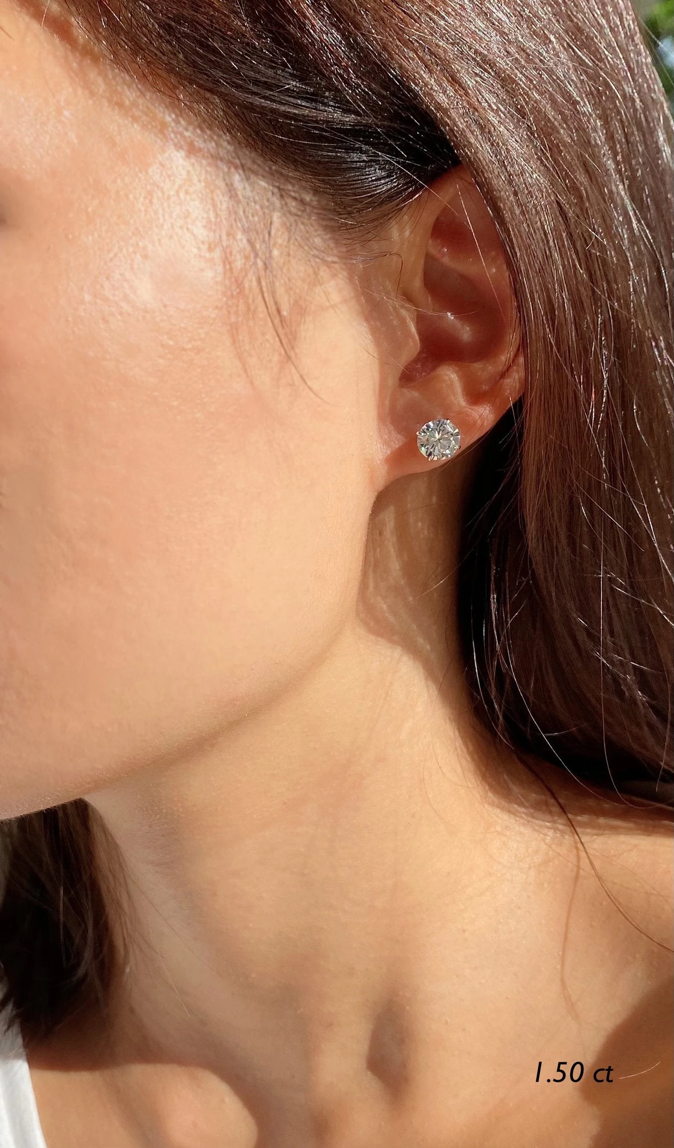 Eternal Four Prong Studs Yellow Gold 10 Eternal Four Prong Studs Yellow Gold - Image 8