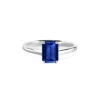 Evelyn Ring 18K White Gold Sapphire -Lustre Jewelry Shop EvelynRingSA1ctwg ws