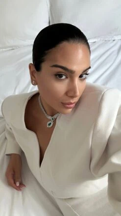 Evergreen Grand Necklace White Gold Plated -Lustre Jewelry Shop Evergreen Grand Necklace hjd78jhs