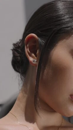 Fulton Studs White Gold -Lustre Jewelry Shop FULTON STUDS WHITE GOLD 89dsKLA