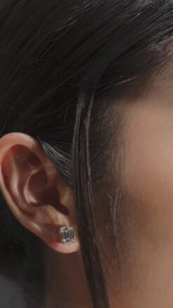 Fulton Studs White Gold -Lustre Jewelry Shop FULTON STUDS WHITE GOLD DOIS9S