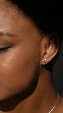 Fawn Martini Studs 9K White Gold -Lustre Jewelry Shop Fawn Martini Studs 9K White Gold JDJDE