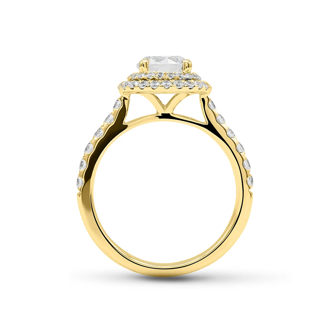 Leah Ring 18K Yellow Gold 4 Leah Ring 18K Yellow Gold - Image 2