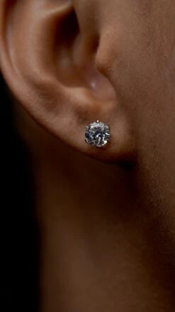 Fiona Studs 9K White Gold -Lustre Jewelry Shop Fiona Studs 9K White Gold 89UISA