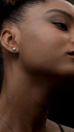 Fiona Studs 9K White Gold -Lustre Jewelry Shop Fiona Studs 9K White Gold 9898SS