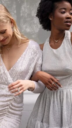 Fleur Necklace 9K White Gold 9 Fleur Necklace 9K White Gold -Lustre Jewelry Shop FleurNecklace FN