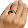 Frankie Ring 0.50ct 18K Yellow Gold Emerald -Lustre Jewelry Shop FrankieRing EM LS1B e52e204d 7e7b 49ff 90b3 60306e16d152