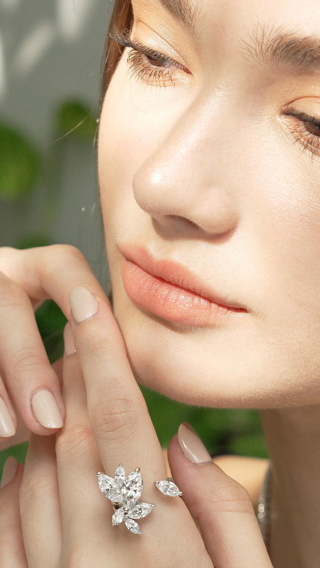 Frozy Open Ring White Gold Plated 6 Frozy Open Ring White Gold Plated - Image 4