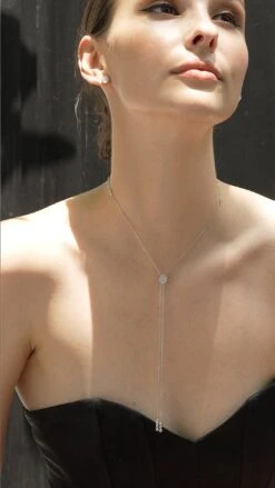 Gala Necklace White Gold Plated -Lustre Jewelry Shop GALA NECKLACE 535352