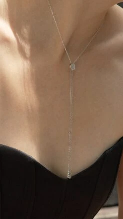 Gala Necklace White Gold Plated -Lustre Jewelry Shop GALA NECKLACE 8838831