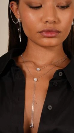 Gala Necklace White Gold Plated -Lustre Jewelry Shop GALA NECKLACE PENDANT SARGAS KSJ7S 1aa9ad83 d817 4584 9e6f c4f437357c6e