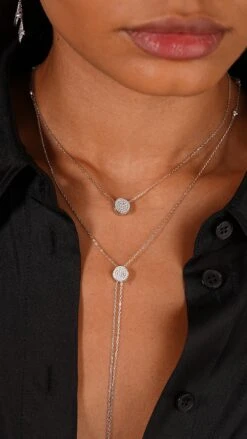 Gala Necklace White Gold Plated -Lustre Jewelry Shop GALA NECKLACE PENDANT SKLI8 f21b5fa7 9970 45e4 91e6 7ed24f3f0842