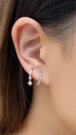 Cami Hoop 9K White Gold 18 Cami Hoop 9K White Gold -Lustre Jewelry Shop GE18KW LARI stack 538bc5f7 b292 47ce 8e46 77c2767b651c