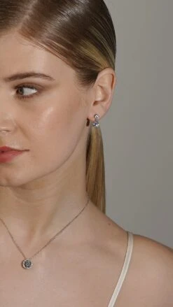 Gia Double Round Drop Earrings -Lustre Jewelry Shop GIADOUBLEROUNDDROPEARRINGSOIDDI