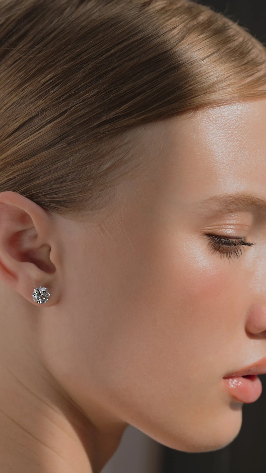 Gabriella Eight Prong Round Studs 4 Gabriella Eight Prong Round Studs - Image 2