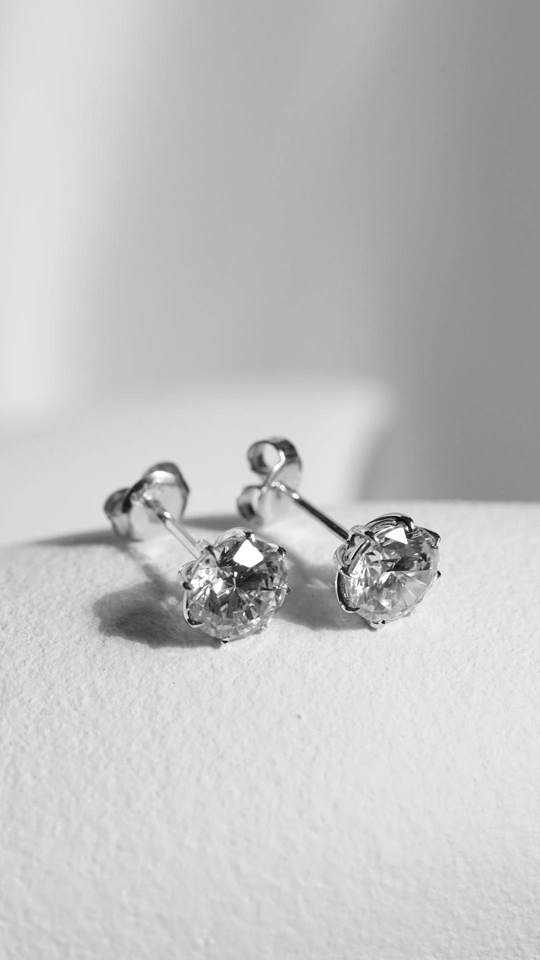 Gabriella Eight Prong Round Studs 5 Gabriella Eight Prong Round Studs - Image 3