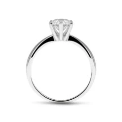 Gaia Ring 18K White Gold -Lustre Jewelry Shop GaiaRingWG Side 4e061655 6ccf 4ede 9c26 78223bc6f373