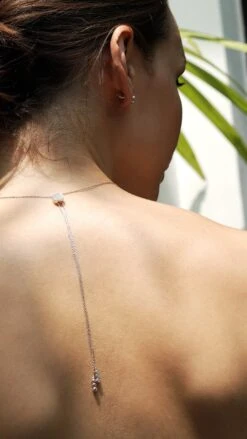 Gala Necklace White Gold Plated -Lustre Jewelry Shop Gala Necklace 8787878