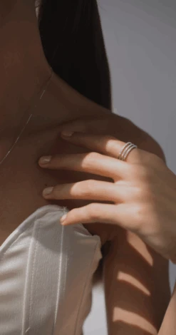 Gunner White White Gold Plated -Lustre Jewelry Shop GunnerWhite3