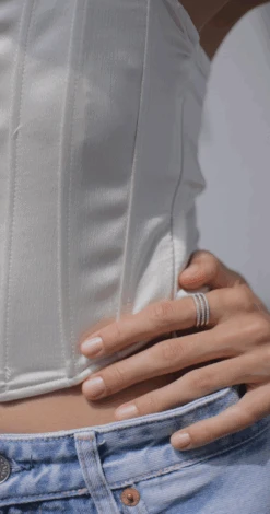 Gunner White White Gold Plated -Lustre Jewelry Shop GunnerWhite5