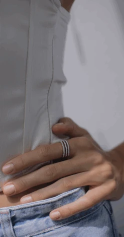 Gunner White White Gold Plated -Lustre Jewelry Shop GunnerWhite7